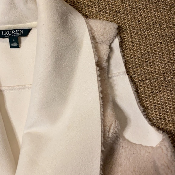 Ralph Lauren faux shearling vest Sz S - Picture 6 of 8